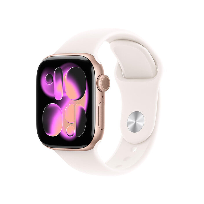 Apple Watch Series 11 - Aluminium | Rosa | Sportarmband Rosa