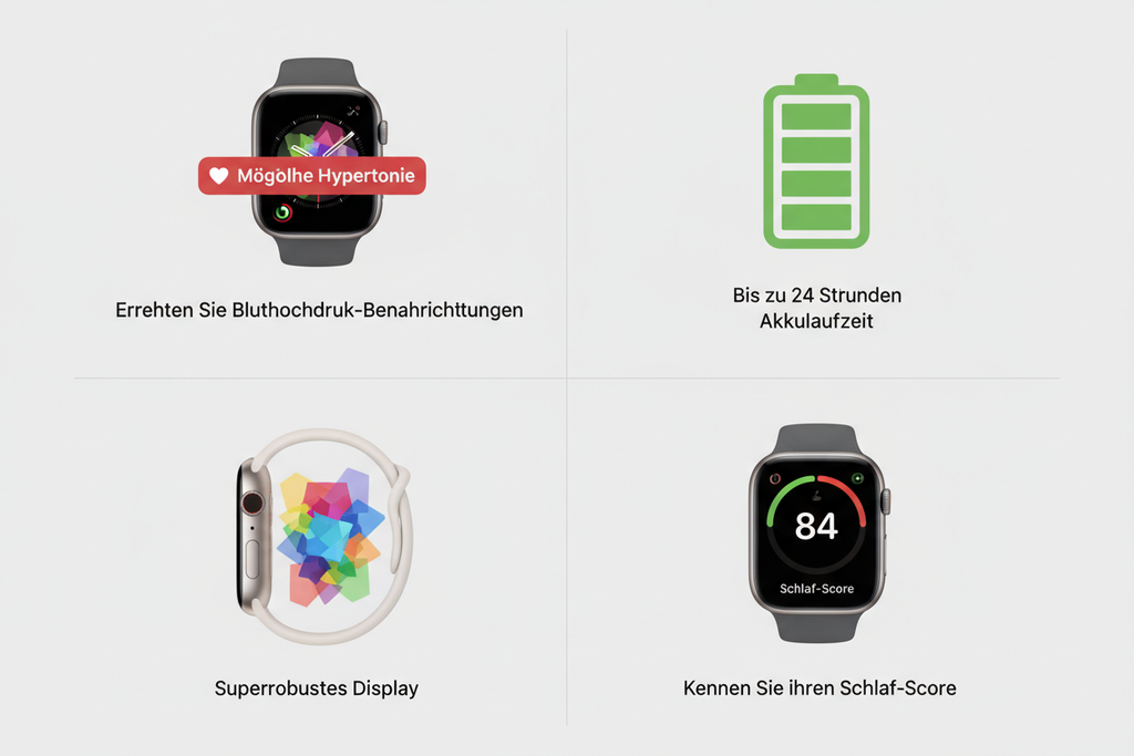 Fonctionnalités santé en allemand