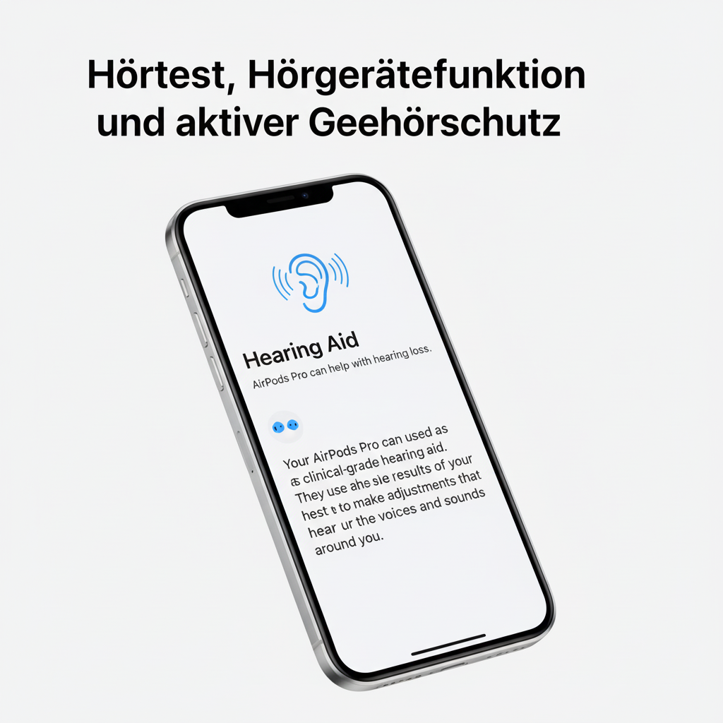 Hörtest und Hörgerätefunktion